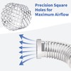 4" PVC Termination Vent Mesh Cap, 304 Stainless Steel Dryer