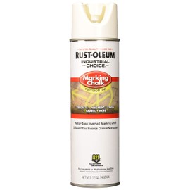 Rust-Oleum Corporation 205237 MC1800 Precision Line Inverted APWA White Gloss 17 OZ, 17-Ounce