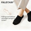 Falechay Unisex Trainer Socks, Invisible, 10 Pairs - 47-50