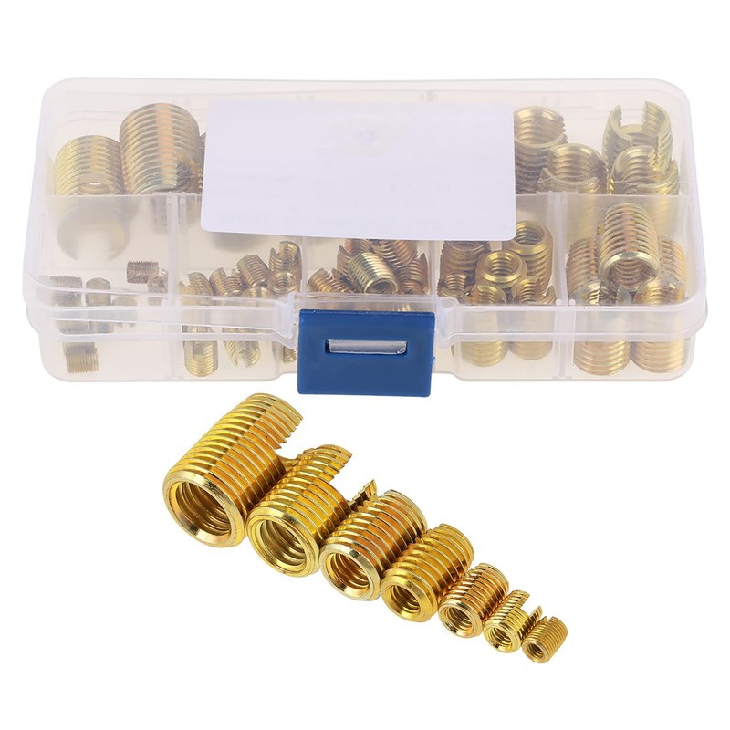 Pack of 50 Self-Tapping Thread Inserts Screw Bushing Repair Kit