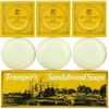 Geo F Trumper Mens Long Lasting Sandalwood Hand Soaps in Gift Box (3x75g)