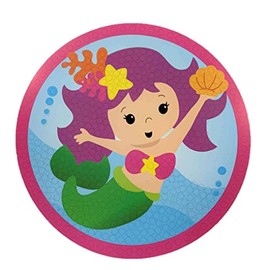 Mosaic Art Kit, Under The Sea (Swimming Mermaid, 475 Pieces, 14 Inch Diameter)