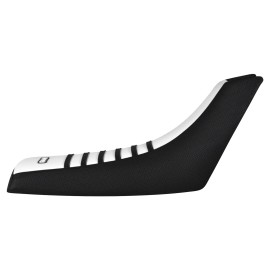 Yamaha 1988 - 2006 YAMAHA WARRIOR Gripper SEAT COVER Black White Black Ribs #111