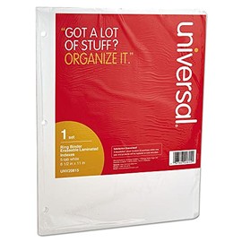 Universal Deluxe Write-On/Erasable Tab Index UNV20815 5/pk