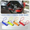 4 Pieces Memory Rope for Disc Brake Lock, Anti-theft Accessories