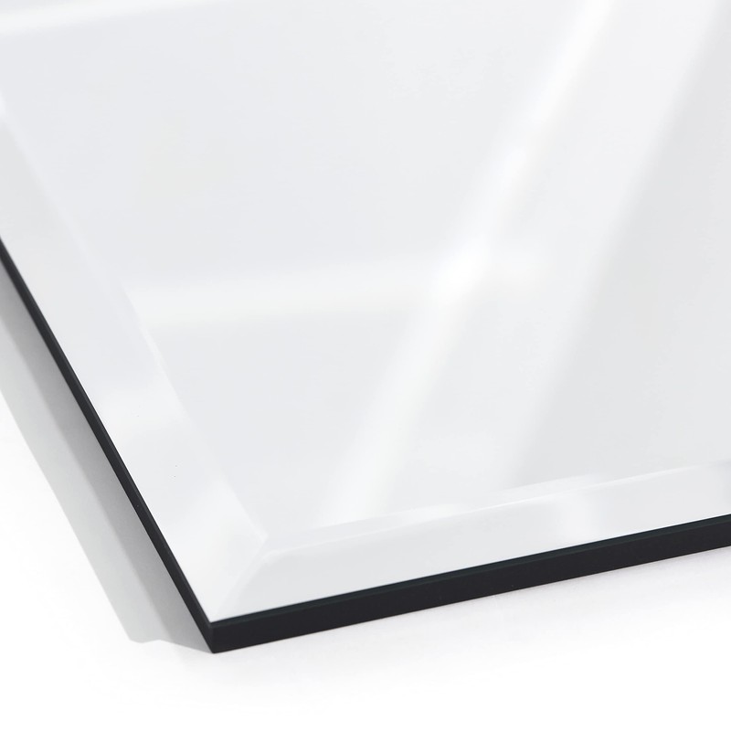 Empire Art Direct Modern Frameless Wall Mirror, 1" Beveled Mirror,