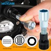 Black Bicycle Crank Extractor Puller,Bottom Bracket Remover Crank Arm Remover