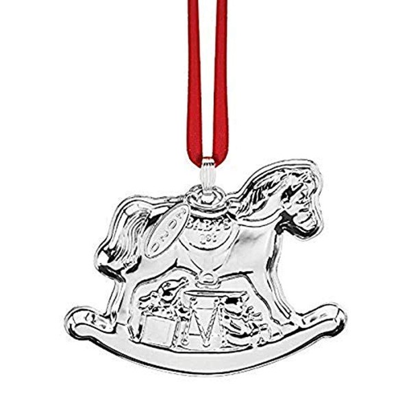Reed and Barton 2020 Baby's First Christmas Rocking Horse Ornament,