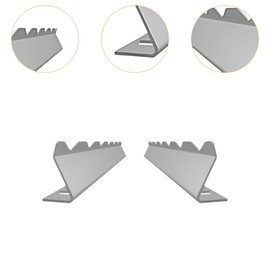 Generic Skewers Rack Set BBQ Barbecue Sticks BBQ Stick Reusable Kabob Skewers Flat Long Shish Kebab Skewers for Meats Seafood Chicken