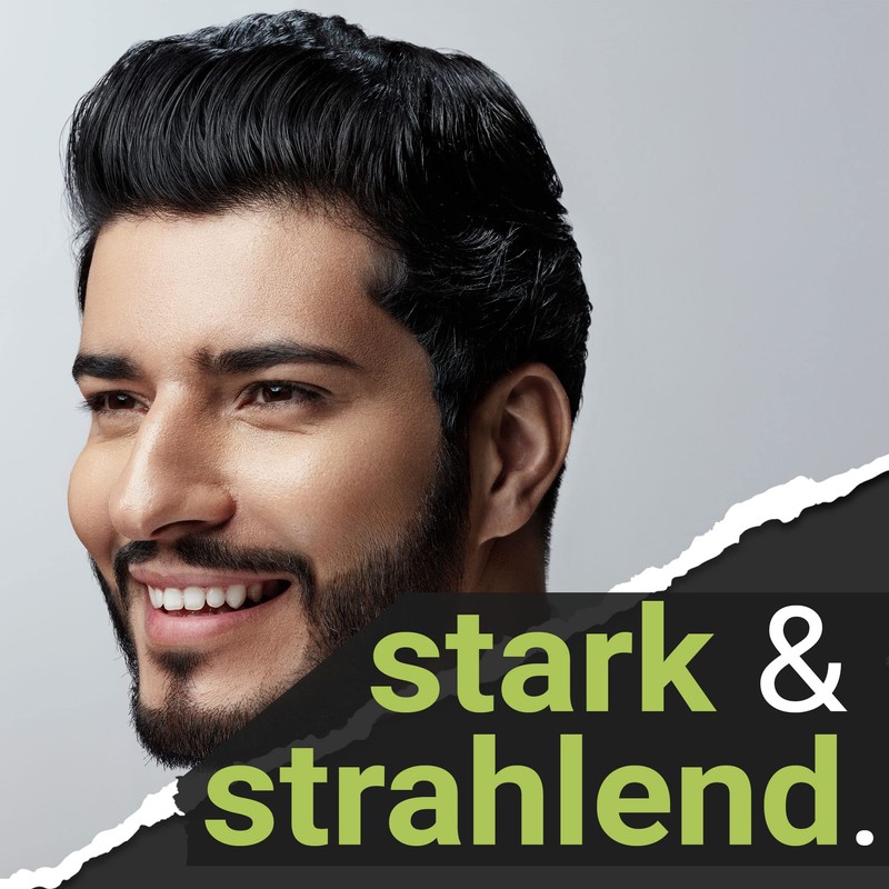 MAN42 Hair Black Wax, Strong Men's Hair Gel, Formula for