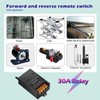 12v Forward Reverse Remote Switch with 30a Relay,RF DC 12v