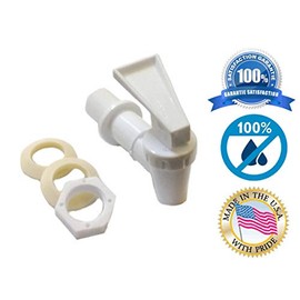 AquaNation, sin BPA, repuesto para bidón de agua, llave del refrigerador, espiga boquilla reutilizable, palanca para agua, despachador, llave de agua, válvula de agua