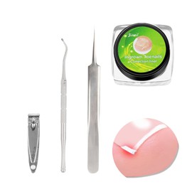 12Pcs Ingrown Toenail Straightener Strips Toenail Correction Kit Toenail Corrector Straighte with 3Pcs Ingrown Toenail File And Lifter Clamp for Women Men Nail Treatment Pedicure Tool