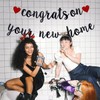 New Home New Chapter Banner, Pre-strung Congrats On Your New