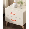 funifiti 5 Pack Orange Handle Closet Drawer Cabinet Children's Bedroom