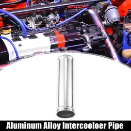 ACROPIX 45mm Outer Diameter 152mm One Side Length Universal Car Aluminum Alloy Intercooler Pipe Straight Air Intake Tube Set of 1