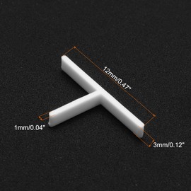 HARFINGTON 200pcs Tile Spacers 1mm Hard Plastic t Type Tiles Leveler Spacer Installation Ceramic Spacing Clips for Wall Floor