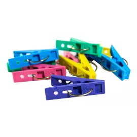 Wonder 200 Pinzas Tender Ropa Colgar Lavanderia Plastico Colores