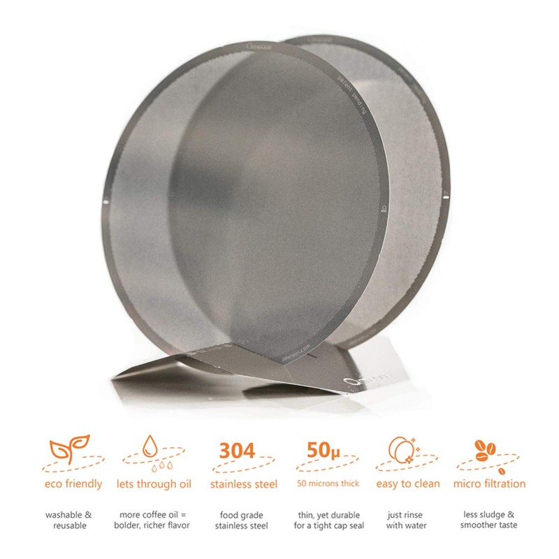 ameuus Stainless Steel Metal Reusable Filters - made for the