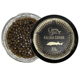 Royal Amber Kaluga Hybrid Caviar - Amur River Sturgeon Roe - Cru Dynasty (1 ounce (28 grams))