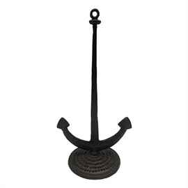 Treasure Gurus Ships Anchor Bathroom Toilet Tissue TP Roll Kitchen Paper Towel Holder Heavy Metal Stand Beach Home Decor