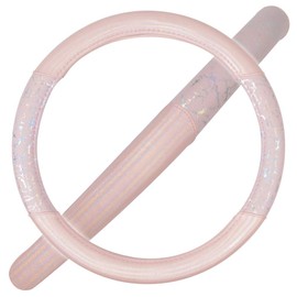 Carbella Shiny Sparkly Bling Blingy Glitter Steering Wheel Cover Glossy Finish Fits Wheels 14.5 - 15 inch Shiny Glitter - Pink Crackle