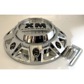 XM Xtreme Mudders 320L282 XM Xtreme Mudder Chrome Wheel Center Cap 320L281