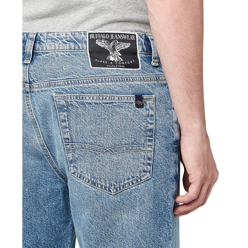 Buffalo David Bitton Men's Loose FIT MATT, Indigo, 34 x