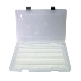 Natural Polypropylene Plastic Welding Rod Assortment with Organizer Case, 5 Profiles, Labeled Compartments