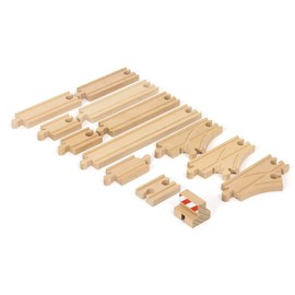 BRIO WORLD 33394 Starter Track Pack, Contains an Additional 13 Pieces