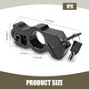 Dogary 1 PC Bike Handlebar Lock, Anti-Theft Adjustable Motorcycle Lock