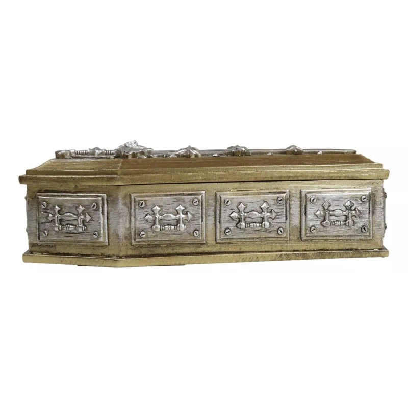 Ebros Gift Vampire Dracula Nosferatu Figurine With Bat Moon Sword