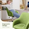 Warmiehomy Velvet Desk Chair for Home Office, Modern Adjustable Swivel