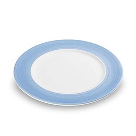 GMUNDNER KERAMIK Dessert Plate Gourmet Diameter 22 cm Variation Blue Tableware Handmade in Austria
