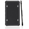 Aootf Black License Plate Frames-2 Pack Silicone License Plate Cover