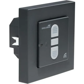 Schellenberg 21007 Smart Home Wireless Shutter Switch & Wireless Reversing Shutter Switch, Retrofittable for Smart Drives, Anthracite