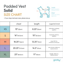 Gooby Padded Vest Dog Jacket - Solid Green, X-Small - Warm Zip Up Vest Fleece Jacket with Dual D Ring Leash - Water Resistant Sweater - Clothes for Small and Medium Dogs