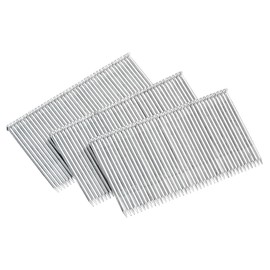 uxcell 800Pcs 14 Gauge Brad Nails, 2" Length Straight Finishing Nails, Galvanized Carbon Steel Nails for Woodworking Construction Silver Blue