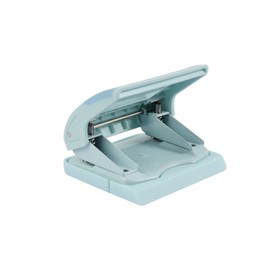 Hole Punch Soft Plastic Loose Leaf Hole Puncher Portable Double Hole Handheld Hole Puncher Pliers for Home Office School(Random Color)