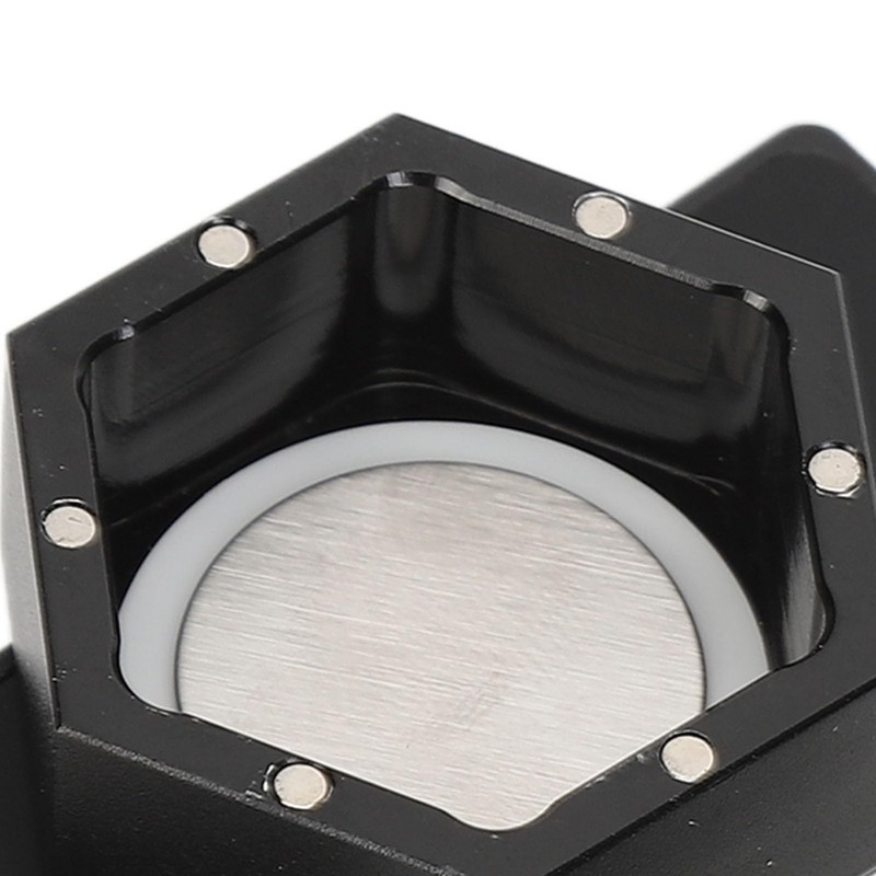 Luocute Magnetic Chalk Holder with Clip, Aluminium Compact Silent Billiards