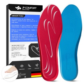 JP COMFORT Women's Insoles, Memory Foam Insoles, Cut Out & Comfortable, Perfect for Sports, Work and Work Shoes