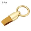 HARFINGTON 2pcs Car Key Chain Ring Clip 3.1" x 1.4"