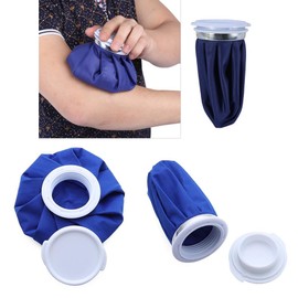 Ice Bag Ice Bag for Injuries Reusable Ice Bag Hot Water Bag Heat Bag Cool Bag & Hot Water Bottle Set, Cooling Pads Ice Bag Cold Therapy, 9 Inches, 1 Piece