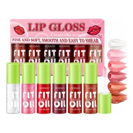 Set De Cuidado Labial Hidratante Glossy Liquid Lip Oil Gloss                                                                                          