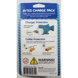 Tzumi Cord Bytes Charge Pack Cable Protector & Adapter - DALMATIAN (6271) NEW