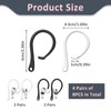 4 Pairs of EarHooks for AirPods, EarHooks Compatible with AirPods