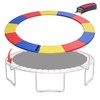 GYMAX Trampoline Spring Cover, Universal 8/10/12/14/15/16FT Trampoline Pads with Hook