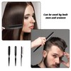 3Pcs Pointed Tail Professional Tail Hair Brush Lightweight Convenient Wig