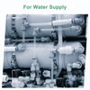 M METERXITY 3 Pack Clear Rigid PVC Pipe 11mm (0.43")
