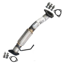 Northeastern Exhaust | Stainless Steel Front Flex Exhaust Pipe Compatible with 2005-2008 Tribute Mariner Escape 2.3L-Include Gaskets and Bolts&Nuts